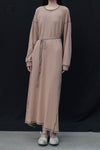BASERANGE 24 Autumn and Winter SHAW PUNICA Long Sleeve Tunic Portugal BAS-DRSPL-CH-AU24-ZHUANHEI Brick (Black)